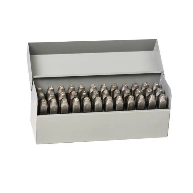 Stamp Set-1/4" Round Face Letter/Number 36Pcs. CH Hanson