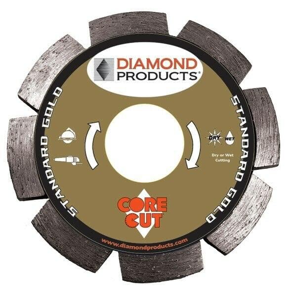 Standard Gold Tuck Point Blade - Diamond Products