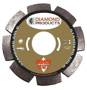 Standard Gold Tuck Point Blade 12462 Diamond Products 4" x .250 x 7/8" Single