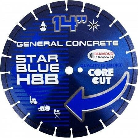 Star Blue High Speed Diamond Blades -H8B - Diamond Products