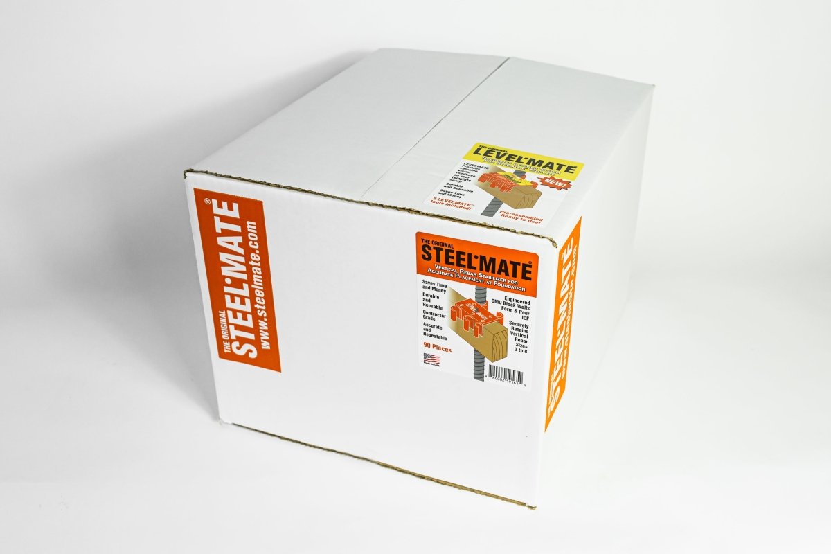Steelmate 1 40 Pc Bucket & 2 Levelmate Rebar Support Leveling