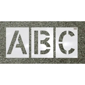 Stencil Set-Letter 4"X2-3/4" LDPE Highway 29Pcs. CH Hanson
