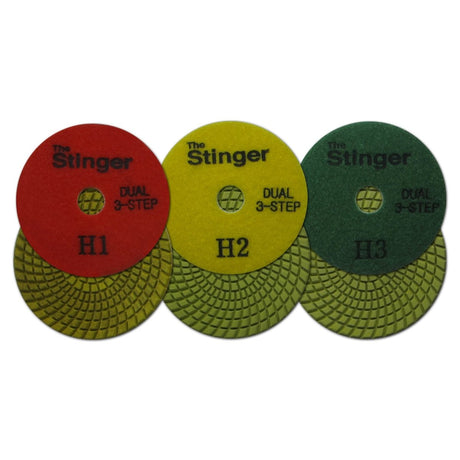 STINGER™ 3 Step Hybrid Polishing Pads Nikon