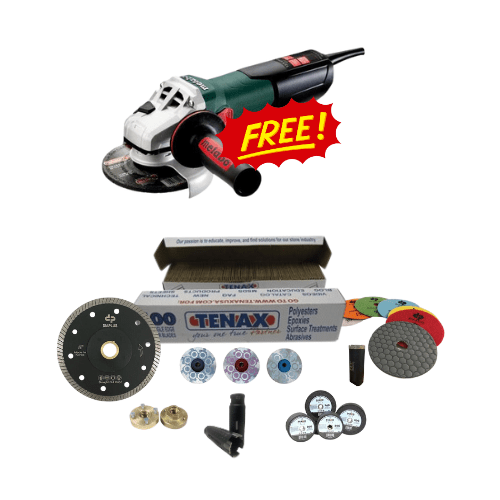Stone Fabrication Combo Pack + Free Metabo Grinder - Diamond Tool Store