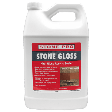 Stone Gloss Topical Sealer (High Gloss) S-SGG Stone Pro 1 Gallon