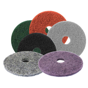 White Floor Pad - 7" Stone Pro