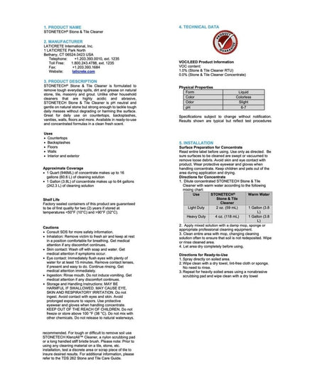 StoneTech Stone & Tile Cleaner Laticrete