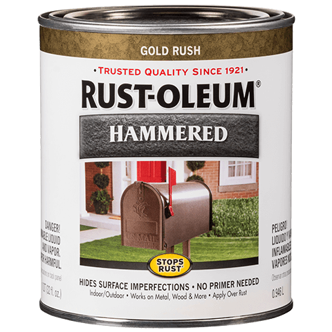 Stops Rust® Spray Paint And Rust Prevention Hammered Brush-On Paint - Quart (2 Count) - Rust-Oleum