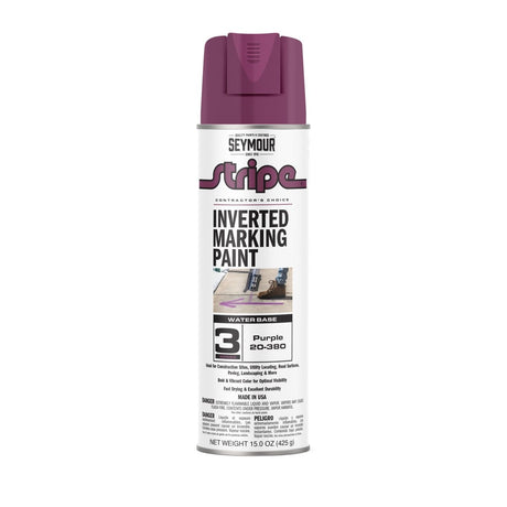 Seymour Stripe 3-Series Inverted Ground Marking Paint - Case of 12 20-380 Seymour Purple