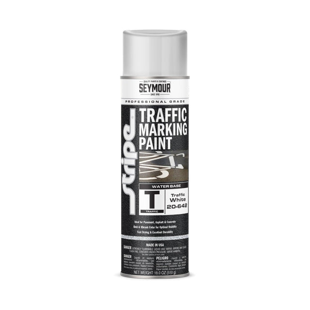 Seymour Stripe Water-Based Traffic Marking Paint - Case of 12 20-642 Seymour White