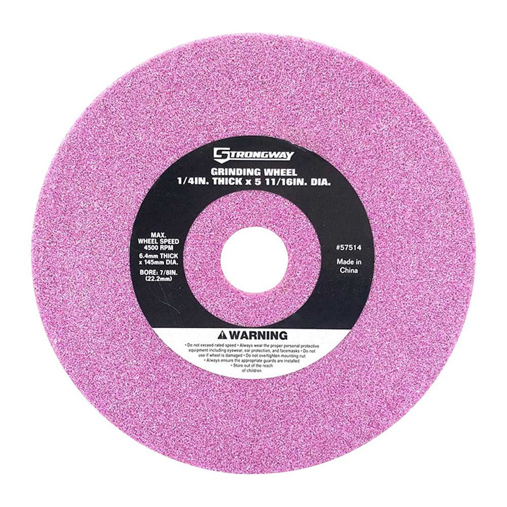 Strongway Grinding Wheel | 1/4-In. Thick x 5 11/16-In. Diameter - Strongway