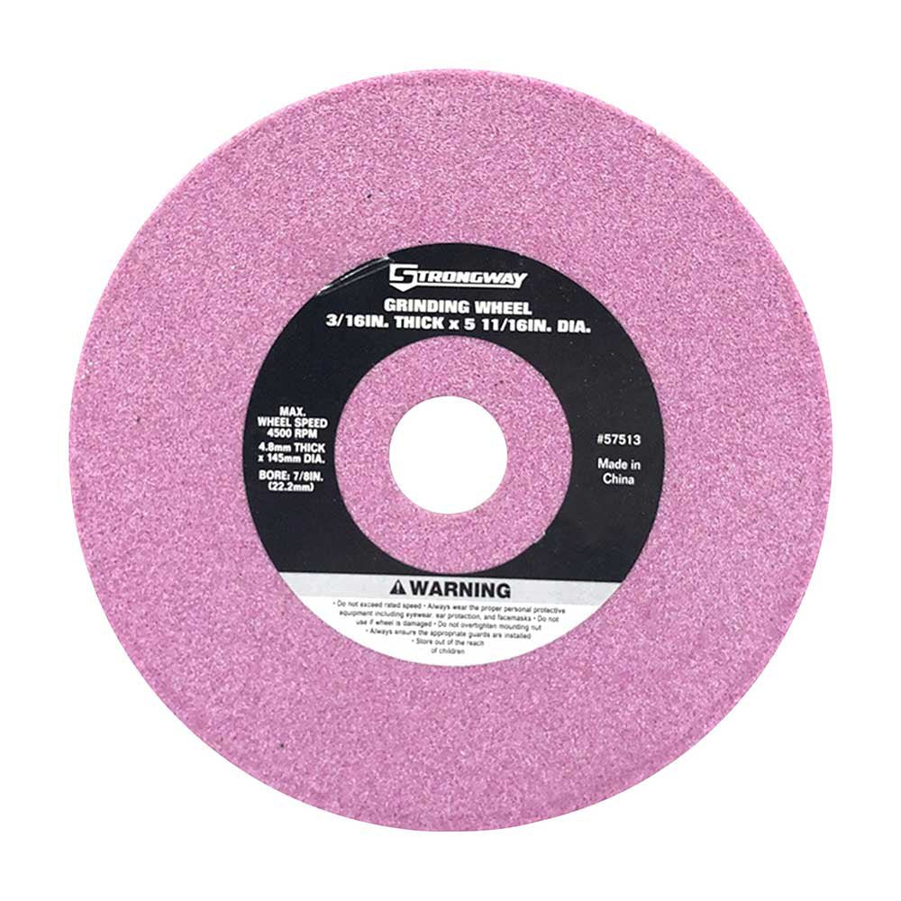 Strongway Grinding Wheel | 3/16-In. Thick x 5 11/16-In. Diameter - Strongway