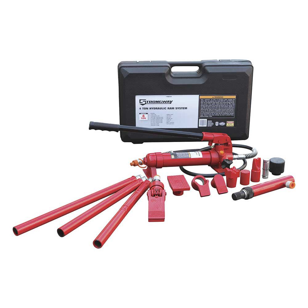 Strongway | Hydraulic Portable Ram Kit | 4-Ton Capacity - Strongway