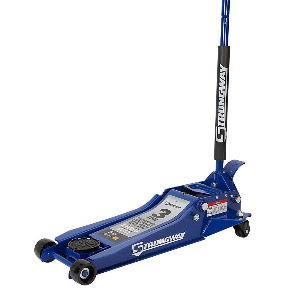 Strongway | Long-Reach Low-Profile Professional Service Floor Jack | 3-Ton Capacity - Strongway
