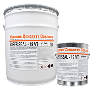 Super Seal-19+Non Yellowing VT (Clear & Brown) - Low VOC - Clemons Concrete Coatings