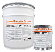 Super Seal-19+Non Yellowing VT (Clear & Brown) - Low VOC Clemons Concrete Coatings