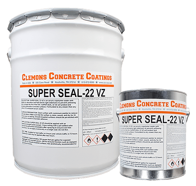 Super Seal 22 VZ - Clemons Concrete Coatings
