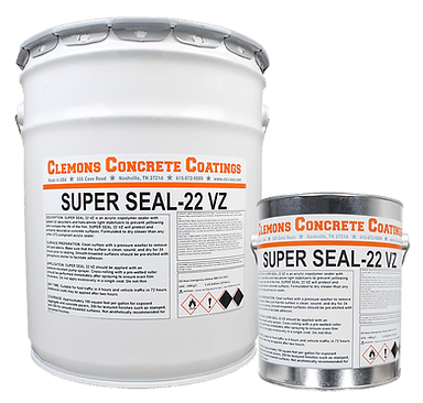 Super Seal 22 VZ Clemons Concrete Coatings