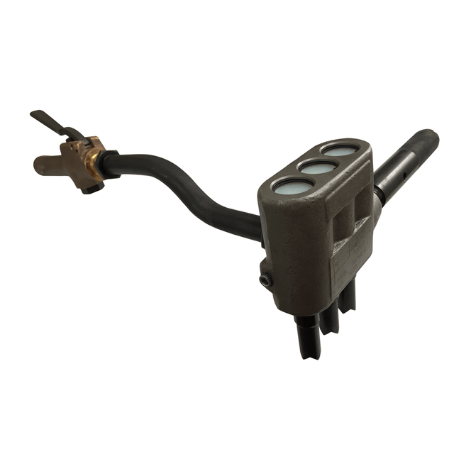 T3-BH-151 - Triple Piston Scaler w/ Bent Handle & TX-00151 Pistons Texas Pneumatic Tools