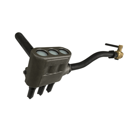 T3-BH-AC-151 - Triple Piston Scaler w/ Bent Handle, Air Cock Handle & TX-00151 Pistons Texas Pneumatic Tools