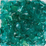Teal Terrazzo Glass TTEALZZ2-50 American Specialty Glass 50 Lb. #2 (1/4" - 3/8")