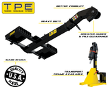 Telescopic Piling & Drilling Mounts For Skid Steer & Tracked Loaders Digga