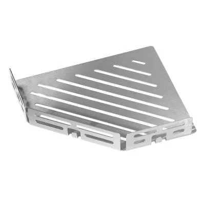 TI-SHELF Pentagonal Corner Shelf (Line) with Lip 54022020LR Dural Stainless Steel