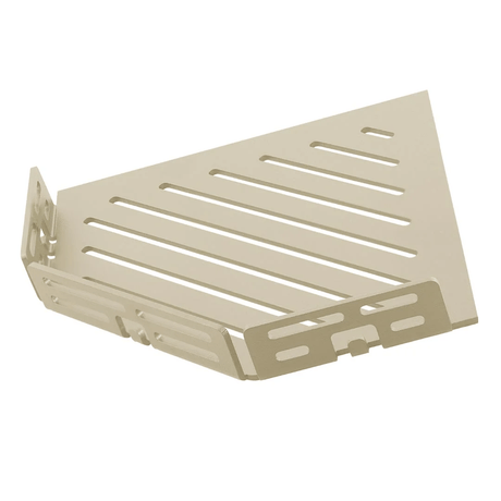 TI-SHELF Pentagonal Corner Shelf (Line) with Lip 54802020LR Dural Sand
