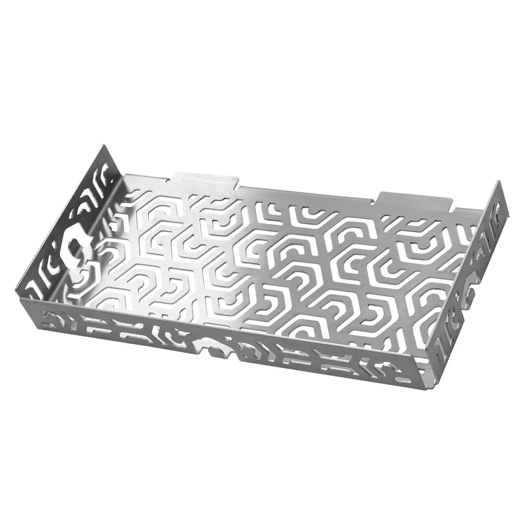 TI-SHELF Rectengular Wall Shelf (Penta) with Lip TSE PM3+ Dural Stainless Steel