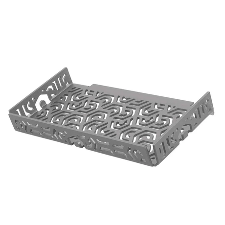 TI-SHELF Rectengular Wall Shelf (Penta) with Lip TSAC65 PM3+ Dural Concrete Gray