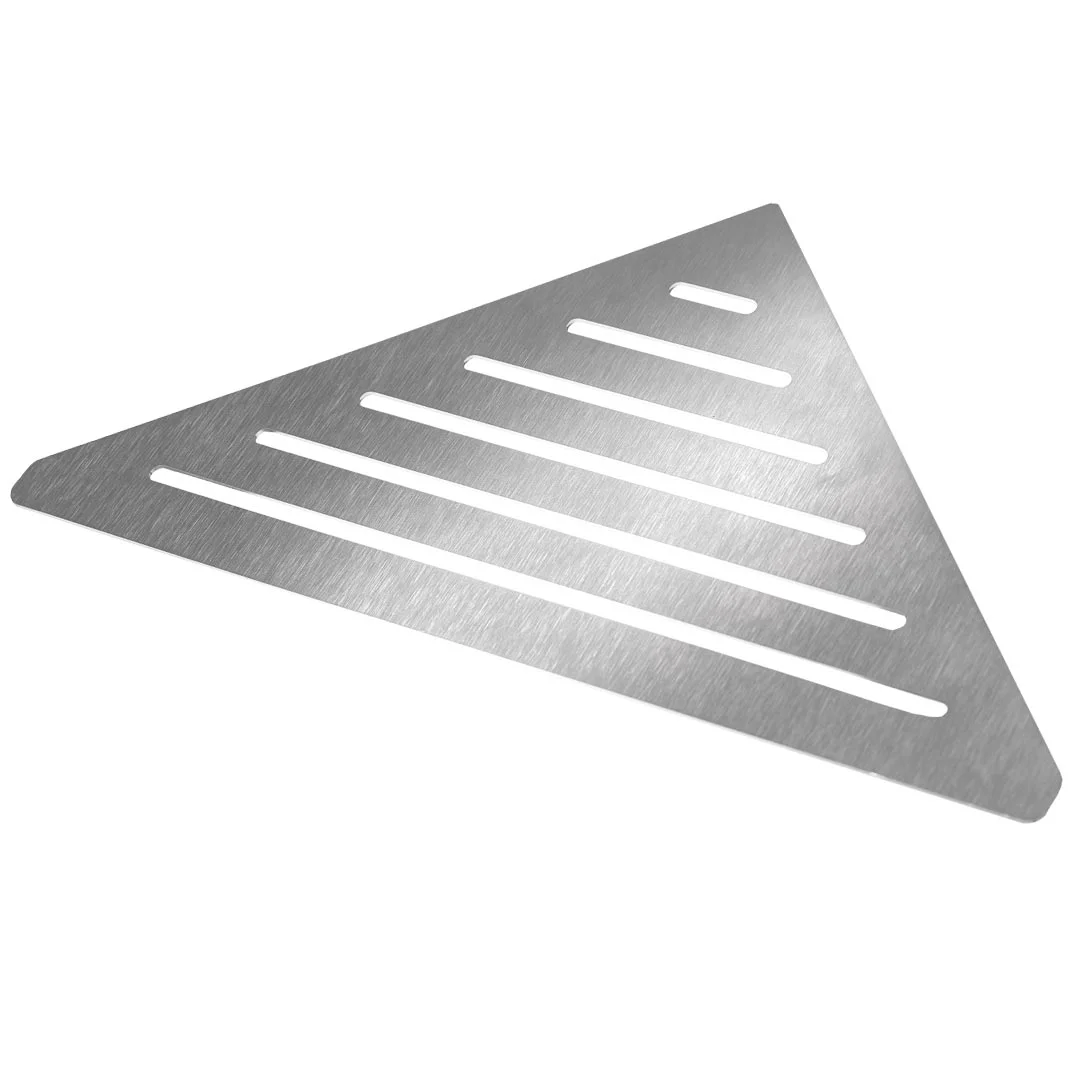 TI-SHELF Triangular Corner Shelf (Line) Dural Stainless Steel