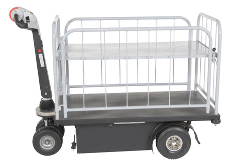 Traction-Drive Carts NE-CART-3 Vestil 24-3/4"x46" - 1 Shelf