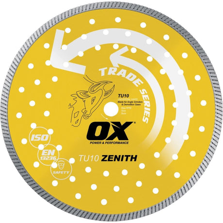 Trade TU10 Turbo Diamond Blade | Universal/Hard Ox Tools