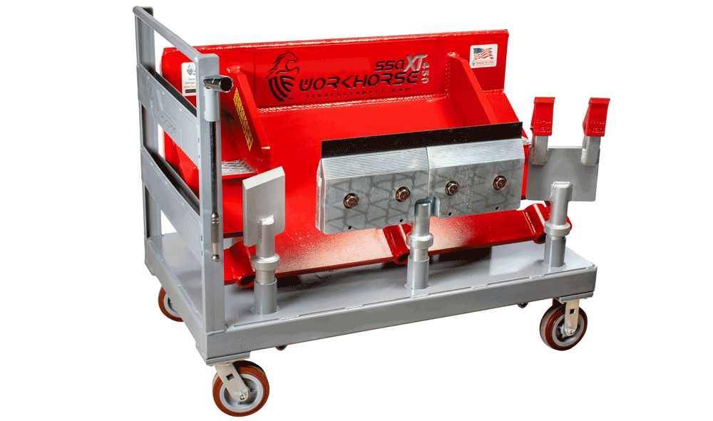 Transport Cart for Skid Steer Attachment - Workhorse