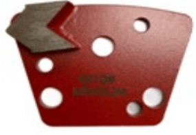 Trapezoid Quick Change Arrow Segments - Single M-TQC-1A0810-M Diamond Tool Store Medium 8/10