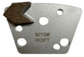 Trapezoid Quick Change Arrow Segments - Single M-TQC-1A0810-S Diamond Tool Store Soft 8/10