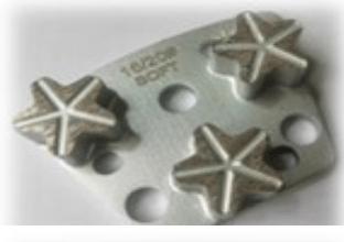 Trapezoid Quick Change Star Segments M-TQC10-3C0810-S Diamond Tool Store Soft 8/10