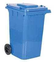 Trash Cans TH-95-BLU Vestil 95 Standard Blue