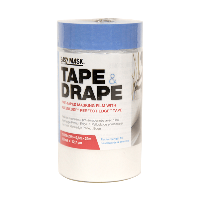 Trimaco, Easy Mask Tape And Drape With PerfectEdge, 2' X 72' - Trimaco