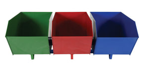Triple-Bin Recycling Hopper Vestil