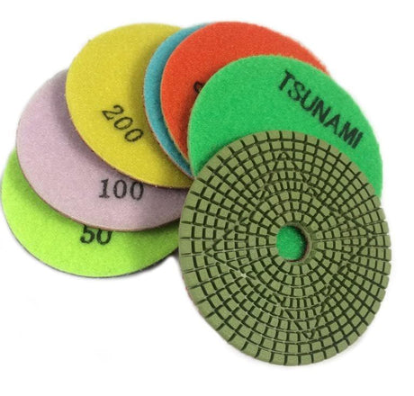 Tsunami Polishing Pads Tsunami - 300 Diamond Tool Store 3000