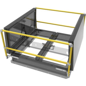 Two-Sided Smoke Vents Safety Railing Babcock-Davis
