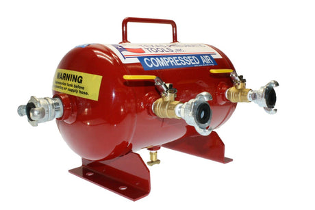 Air Manifold (2.5 Gal, ASME Tank w/ 1/2" Ball Valves & Crowfoot Connectors) Texas Pneumatic Tools