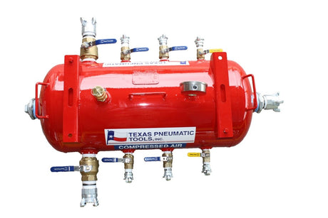 Air Manifold (30 Gal, ASME Tank) Texas Pneumatic Tools