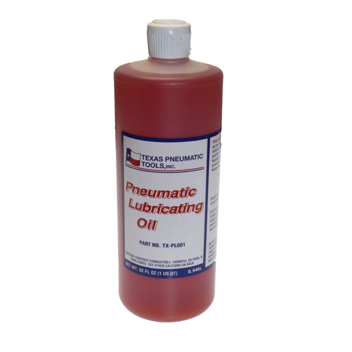 TX-PL001-B - Pneumatic Lubricating Oil (32 Oz Bottle) - Texas Pneumatic Tools