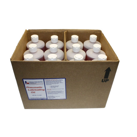 TX-PL001 - Pneumatic Lubricating Oil (Case of 12) Texas Pneumatic Tools