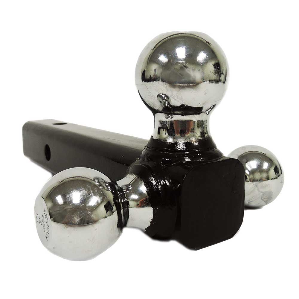 Ultra-Tow 2-In. Tri-Ball Hollow Tube Mount | Class 4 | Chrome - Ultra-Tow