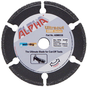 Ultracut ABM Series ABM0338 Alpha Tools 3"