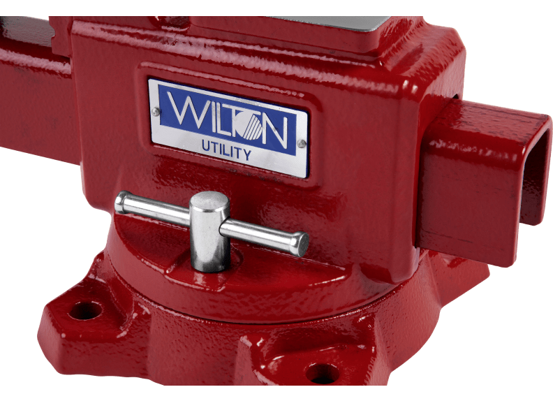 Utility Bench Vise 5-1/2” Jaw Width, 5" Jaw Opening, 360° Swivel Base - Wilton