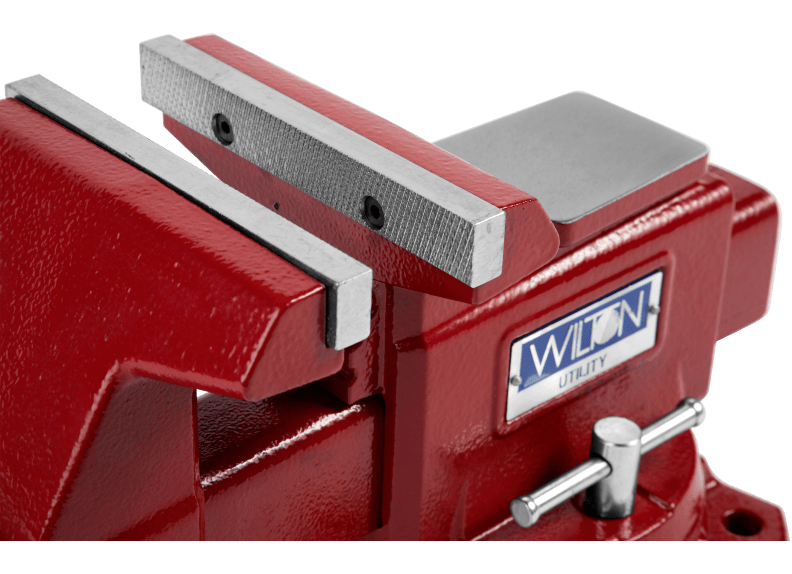 Utility Bench Vise 6-1/2” Jaw Width, 6-1/4" Jaw Opening, 360° Swivel Base - Wilton